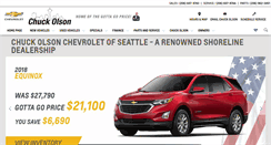 Desktop Screenshot of chuckolsonchevy.net